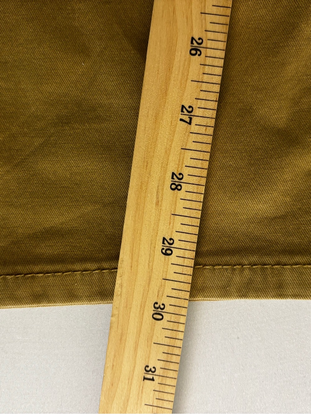 Levi’s 514 Men’s Straight Fit Stretch Jeans W33 L30 Mustard Brown Tan - Picture 13 of 14
